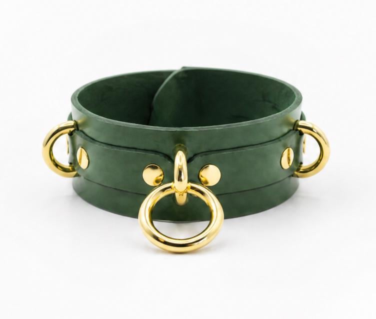 Men's Leather O-Ring Choker – BDSM Collar For Men Day