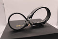 BDSM Leather Handcuffs Black Adjustable Bondage Wrist Cuffs
