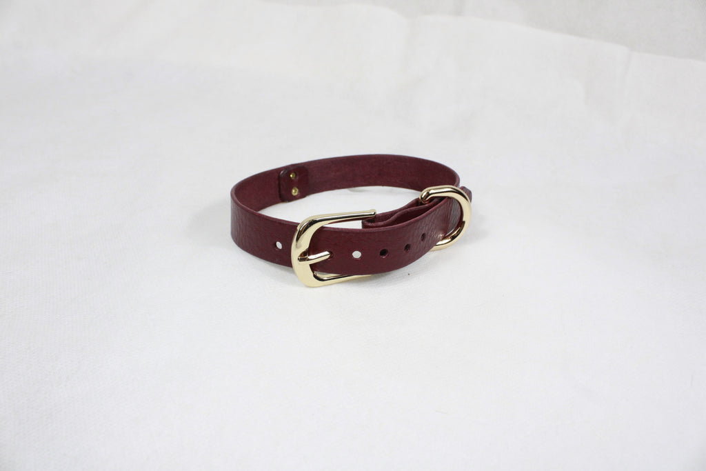 Halsbänner fir Fraen Mintgréng Lieder O-Ring Choker Halsband fir BDSM Spill