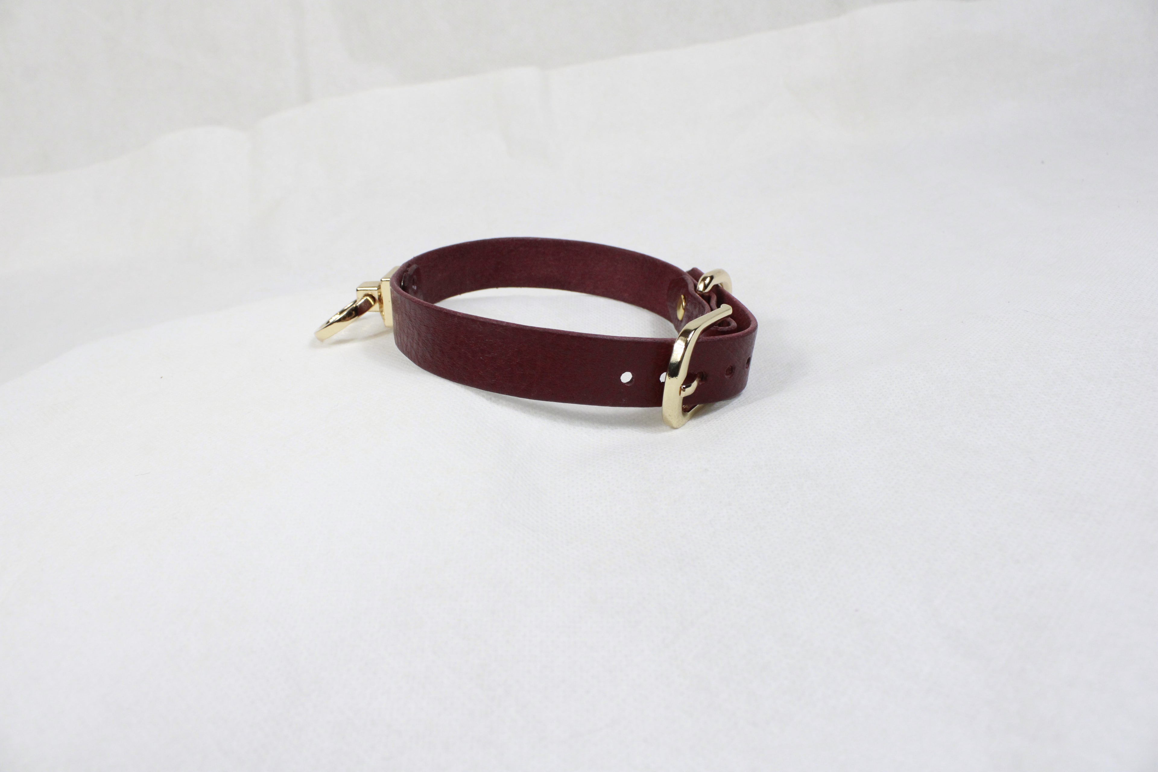 Halsbänner fir Fraen Mintgréng Lieder O-Ring Choker Halsband fir BDSM Spill