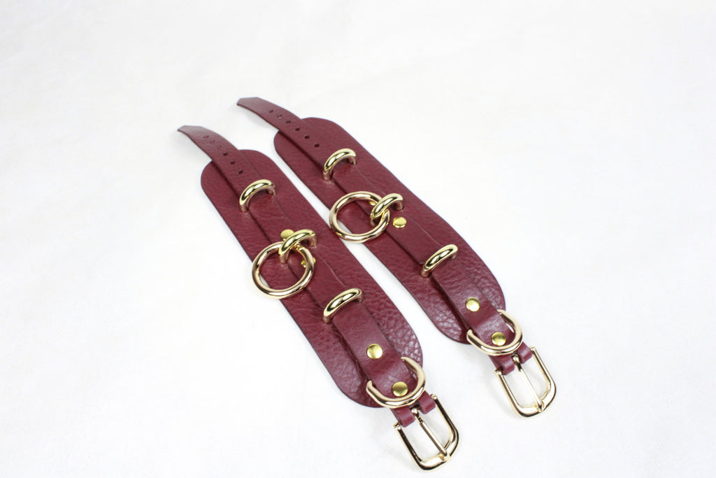 Wrist Cuffs- Adjustable Wrist  Ankle Restraints for BDSM Play