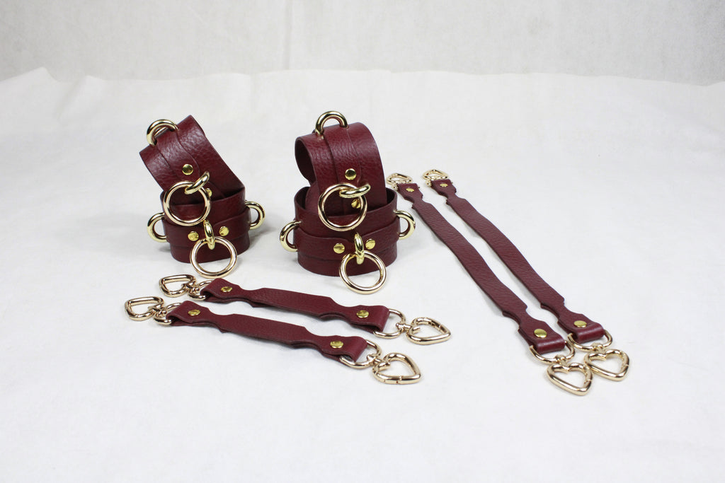 Wrist Cuffs- Adjustable Wrist  Ankle Restraints for BDSM Play