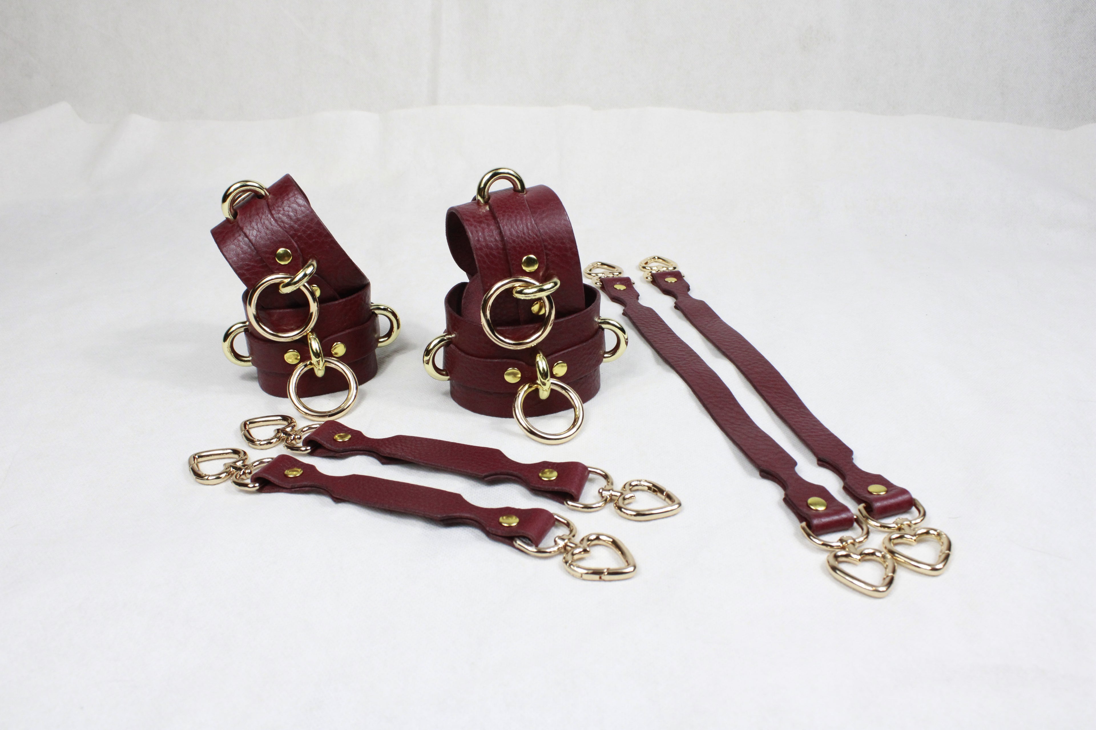 Wrist Cuffs- Adjustable Wrist  Ankle Restraints for BDSM Play
