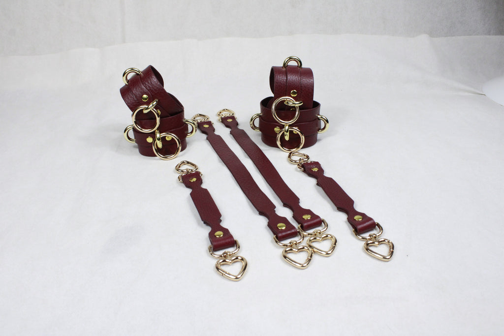 Wrist Cuffs- Adjustable Wrist  Ankle Restraints for BDSM Play