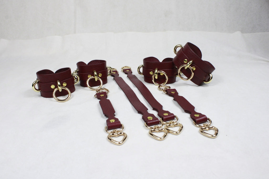 Wrist Cuffs- Adjustable Wrist  Ankle Restraints for BDSM Play