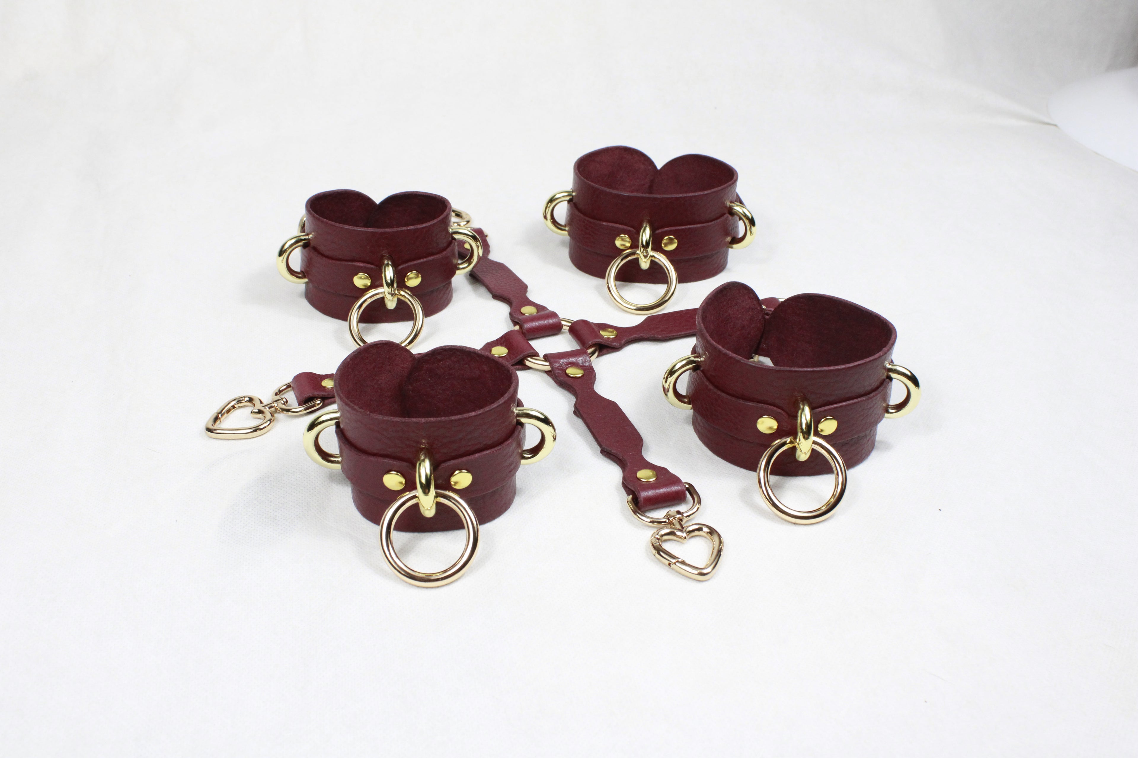 Wrist Cuffs- Adjustable Wrist  Ankle Restraints for BDSM Play
