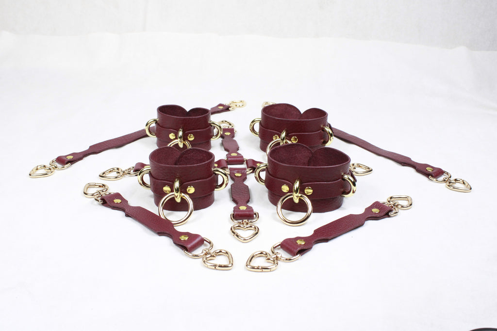 Wrist Cuffs- Adjustable Wrist  Ankle Restraints for BDSM Play