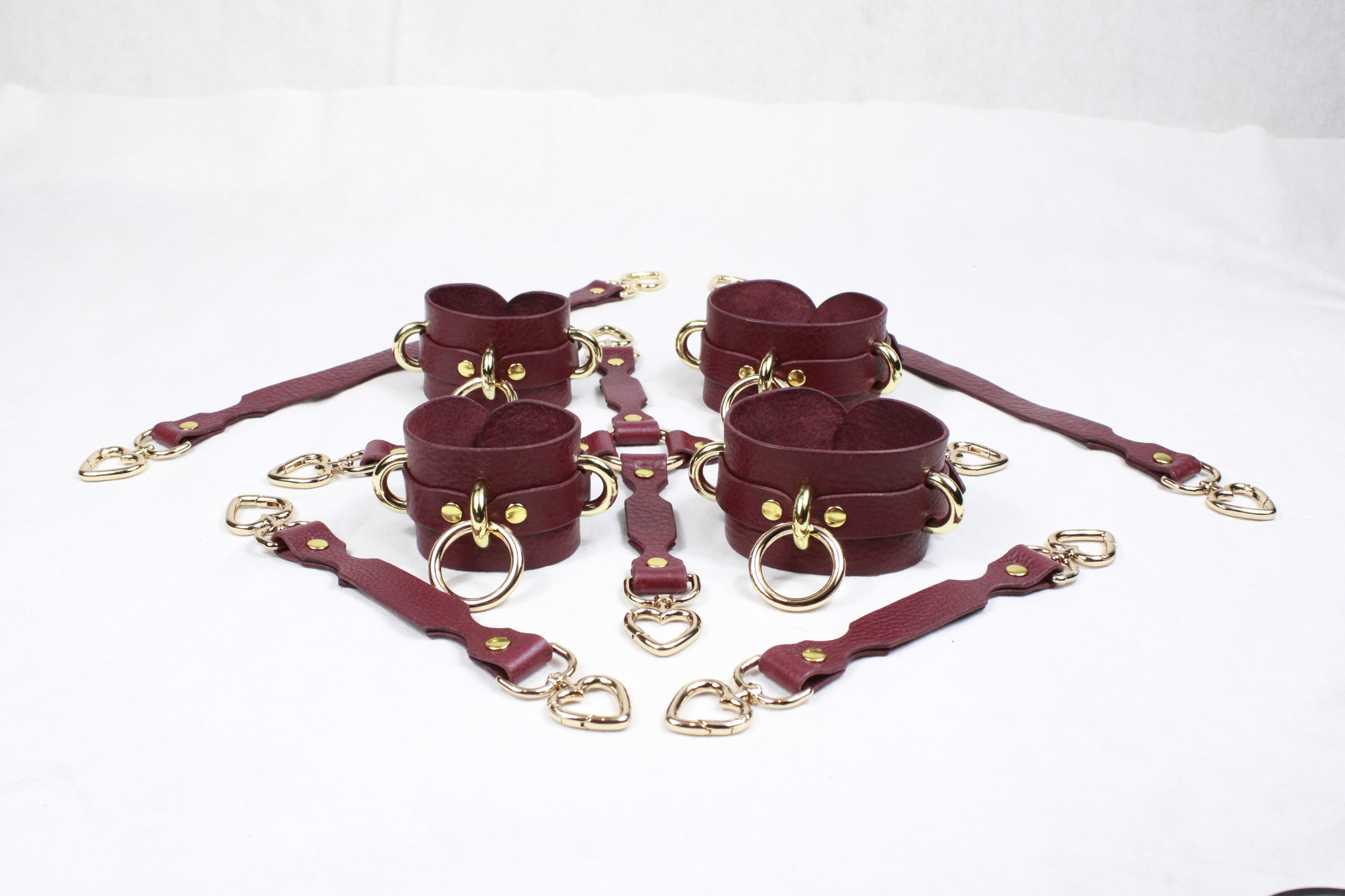 Wrist Cuffs- Adjustable Wrist  Ankle Restraints for BDSM Play