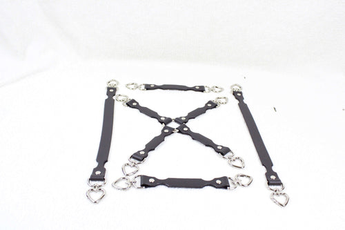 BDSM Accessories Leather Restraint Connector Strap for BDSM Play
