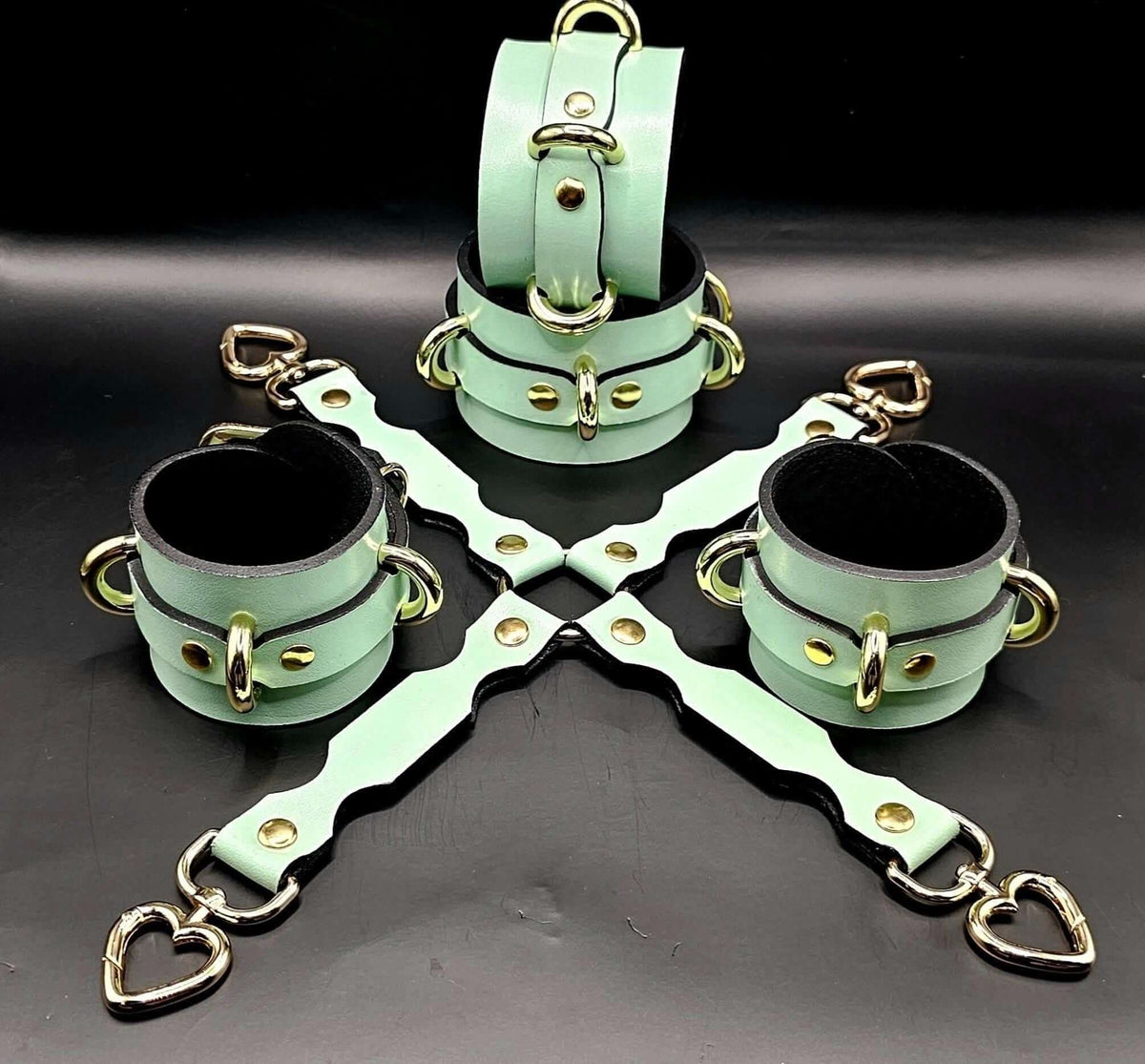 Custom Hand Restraints Wrist Cuffs- Adjustable Wrist Ankle Restraints for BDSM Play
